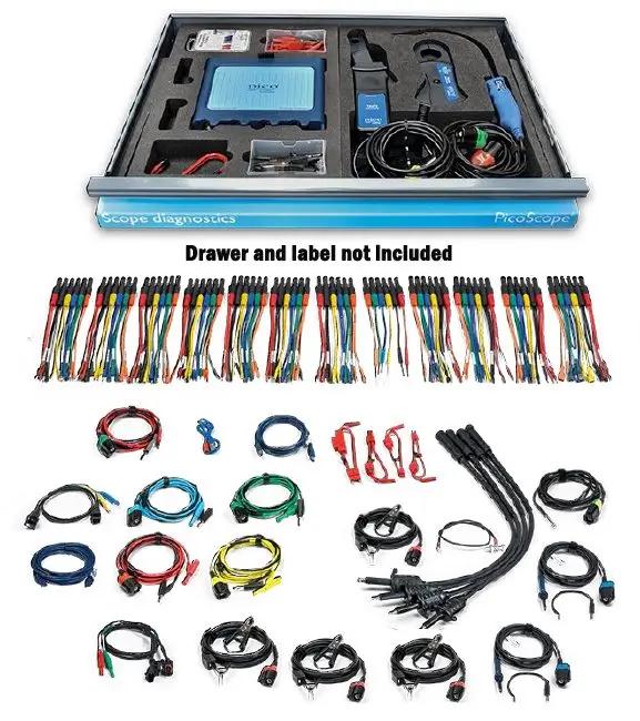 4-Channel Pico 4425A Advanced Diagnostic Kit with Foam Storage Trays